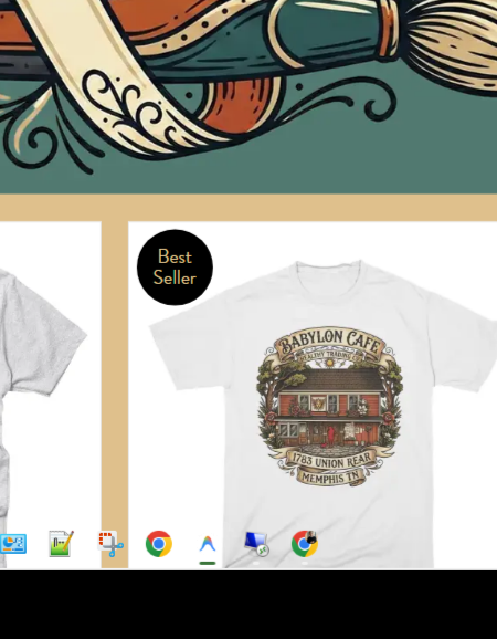 Babylon Cafe Heritage Tee Artwork